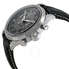 Baume et Mercier Baume and Mercier Capeland Flyback Chronograph Grey and Silver Dial Leather Men's Watch 10086