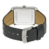 Baume et Mercier Baume and Mercier Silver Dial Black Leather Men's Watch 10154