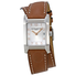 Baume et Mercier Hampton Silver Dial Leather Strap Ladies Watch 10110