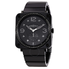 Bell and Ross Aviation Black Diamond Dial Ceramic Unisex Watch BRS-BLC-PH-LGD/SCE