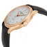 Baume et Mercier Baume and Mercier Clifton Silver Diamond Dial 18kt Rose Gold Men's Watch 10104