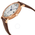 Breguet Classique Silver Dial 18kt Rose Gold Brown Leather Men's Watch 5177BR/12/9V6