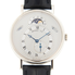 Breguet Classique Silver Dial 18kt White Gold Black Leather Men's Watch 7337BB1E9V6 7337BB/1E/9V6