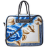 Balenciaga Blanket Square Medium Bag- Blue/Black 466542 DZ52N 4370
