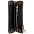Balenciaga Classic Metallic Edge Continental Zip Wallet- Black 390187 AQ40G 1000