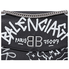 Balenciaga Graffiti Printed Crossbody Bag- Black/White 5169210OTAN-1090