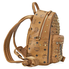 MCM Diamond Visetos Mini Backpack- Cognac MWK4SVI86