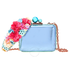 Sophia Webster Vivi Lilico Crystal Box Clutch Bag- Blue BSS17050