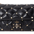 Valentino Rockstud Quilted Shoulder Bag- Black RW0B0C72NAP 0NO