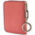 Burberry Link Detail Leather Id Card Case- Bright Coral Pink 4075018