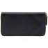 Burberry London Check Ziparound Wallet- Navy/ Black 3996189/4006222