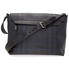 Burberry Men's Large London Check Messenger Bag- Navy/Black 4064858