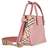 Burberry The Small Banner in Leather and Vintage Check- Dusty Rose 4075938