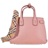 Burberry The Small Banner in Leather and Vintage Check- Dusty Rose 4075938
