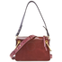 Chloe Small Roy Glossy Shoulder Bag- Burnt Brown CHC18US104A0925B