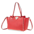 Valentino Small Grain Calfskin Leather Rockstud Bag- Red RW2B0037VSF 0RO