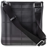 Burberry Men's Flat Crossbody bag London Check Charcoal Beckley Flat 4060086