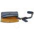 Coach Ladies Card Case Leather Denim Mtlc Edgstn Crd Pch 24308 DKDEN