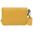 Coach Ladies Card Case Leather Flax Mtlc Intrior Crd Pch 21086 DKFLX