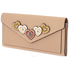 Coach Ladies Continental Wallet Leather Beige Hrt App 29985 DKEQO