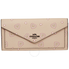 Coach Ladies Continental Wallet Leather Beige Wst Hrt 29987 DKNQ1