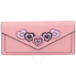 Coach Ladies Continental Wallet Leather Dusty Pink Hrt App 29985 BPDRO