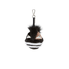 Fendi Men's Keyfobs Charms Black/White Fd Bugs Punk Hair Bi Colr 7AR604-A1W3-F11WT
