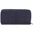 Tod's Tods Men's Long Yen Wallet Navy/Blue P.F.Zip Ard Nuo Cc 20X9.5 XAMACHA1400TNP0U51