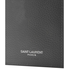 Saint Laurent YSL Men's Leather Dark Grey Long Wallet Coin Case 507619DTI0E1112