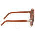 Chloe Brown Oval Ladies Sunglasses CE605S1021060