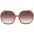 Chloe Myrte Brown Gradient Ladies Sunglasses CE719SD21060