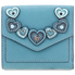 Coach Ladies Leather Chambray Blue Hrt App Sml Wall 29747 DKCMB