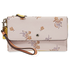Coach Ladies Wristlet Wallet Leather Ice Pink Clrbk Flrl Bw Tpl Wrl 29608 SVNBF
