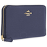 Coach Ladies Zip Around Wallet Leather Navy Co Med Zip Arnd 53981 LINAV