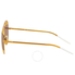 Dior Gold Orange Aviator Unisex Sunglasses DIORSPLIT1 1VT/SQ 59 DIORSPLIT1 1VT/SQ 59
