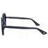 Gucci Grey Gradient Square Sunglasses GG0092S 001 55