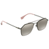 Fendi Gray Ivory Mirror Rectangular Men's Sunglasses FFM0022S01ED56