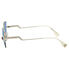 Fendi Rainbow Blue, Light Blue and Transparent Gradient Cat Eye Sunglasses FF 0242/S SCB/NE 52