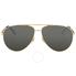 Gucci Gold Aviator Sunglasses GG0137S 002 61