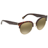 Marc Jacobs Marc Jacobs Brown Gold Browline Ladies Sunglasses MARC170S008654 MARC170S008654