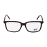Montblanc Dark Havana Men's Square Eyeglasses MB0741-D 052 56