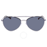Prada Linea Grey Oval Men's Polarized Sunglasses PR PS50SS 290255 60 PR PS50SS 290255 60