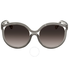 Chloe Brown Grey Gradient Round Sunglasses CE738S 035 57 CE738S 035 57