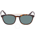 Ermenegildo Zegna Green Polarized Square Men's Sunglasses EZ004452R53