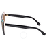 Fendi Brown Gradient Square Sunglasses with Turquoise Studs FF 0260/S 3H2/53 52 FF 0260/S 3H2/53 52