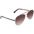 Guess Brown Gradient Aviator Unisex Sunglasses GU691809F59