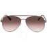 Guess Brown Gradient Aviator Unisex Sunglasses GU691809F59