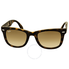 Ray Ban Ray-Ban Folding Wayfarer Havana Frame Brown Gradient Lens Sunglasses RB4105-71051 RB4105 710/51 50-22