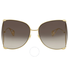 Gucci Grey Gradient Square Sunglasses GG0252S-002 63 GG0252S-002 63