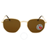 Ray Ban Ray-Ban Hexagonal Polarized Brown Classic Sunglasses RB3548N 001/57 54